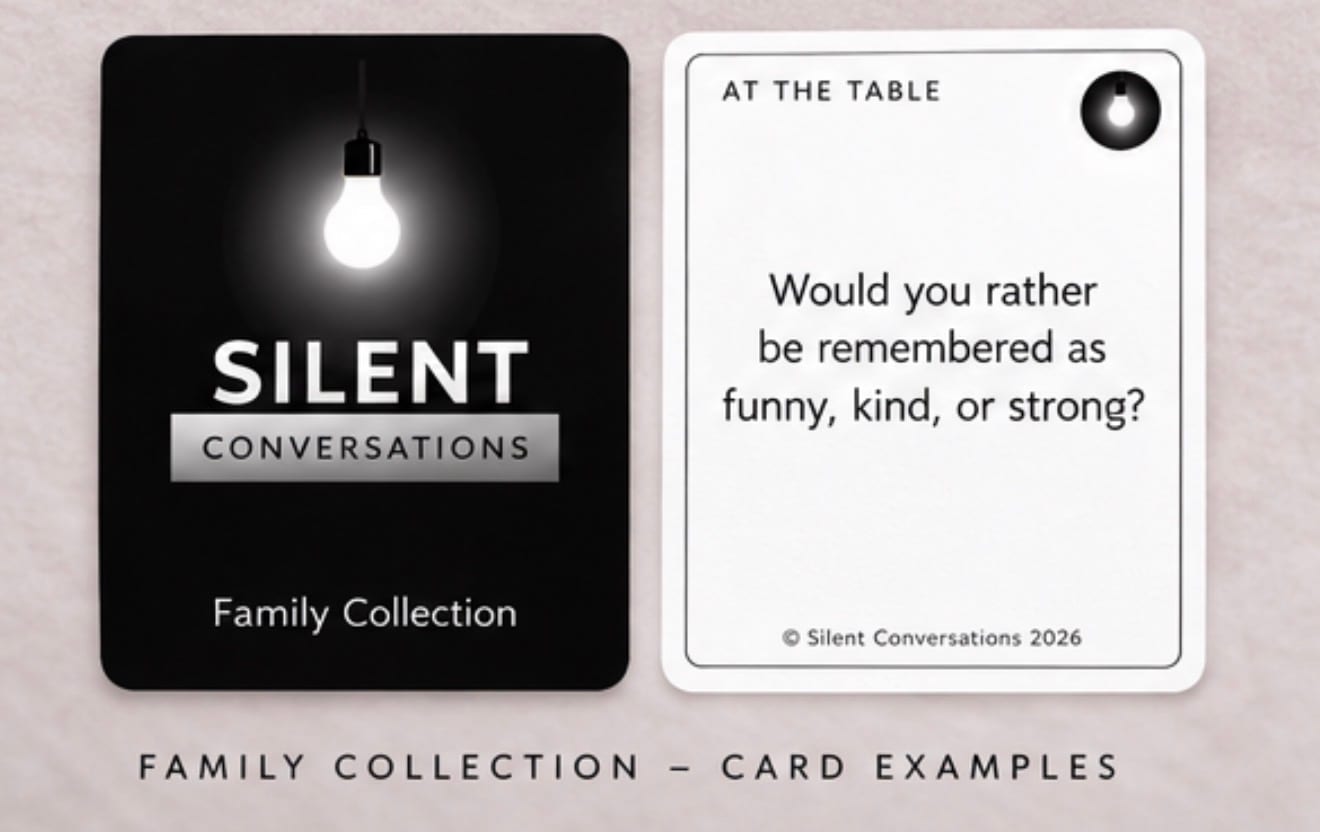 Example cards from the Family Collection
